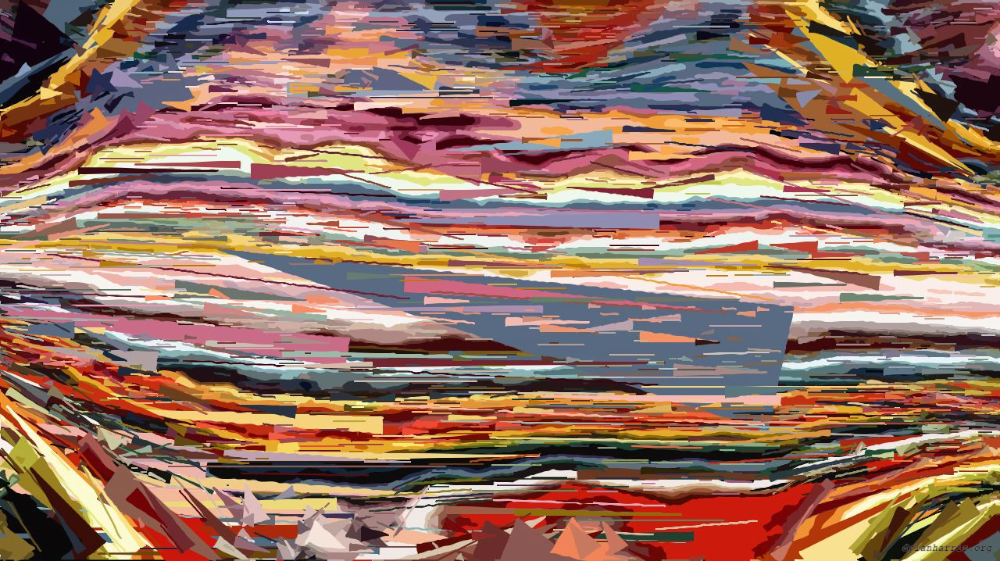 Image 'reflets &mdash; paint action sequence &mdash; vectoriser 3'.