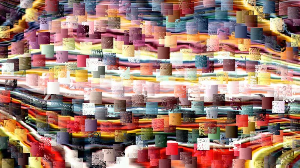 Image 'reflets &mdash; paint action sequence &mdash; vern pas 2 1 3'.