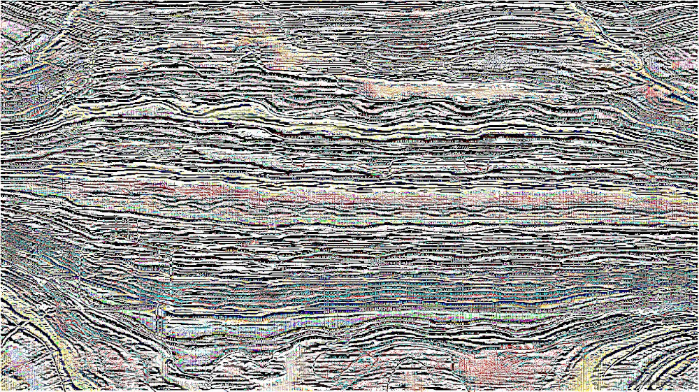 Image 'reflets &mdash; paint action sequence &mdash; vern pas 2 1 1'.