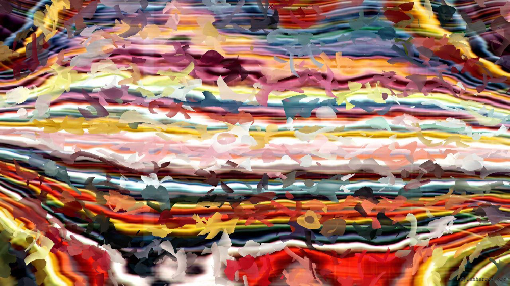 Image 'reflets &mdash; paint action sequence &mdash; vern pas 8 1 4'.