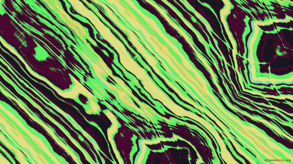 Image 'reflets &mdash; msg &mdash; variations 1 video feedback 2'.