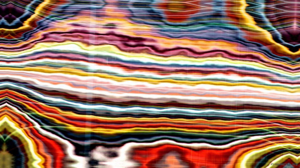 Image 'reflets &mdash; paint action sequence &mdash; video feedback 3'.