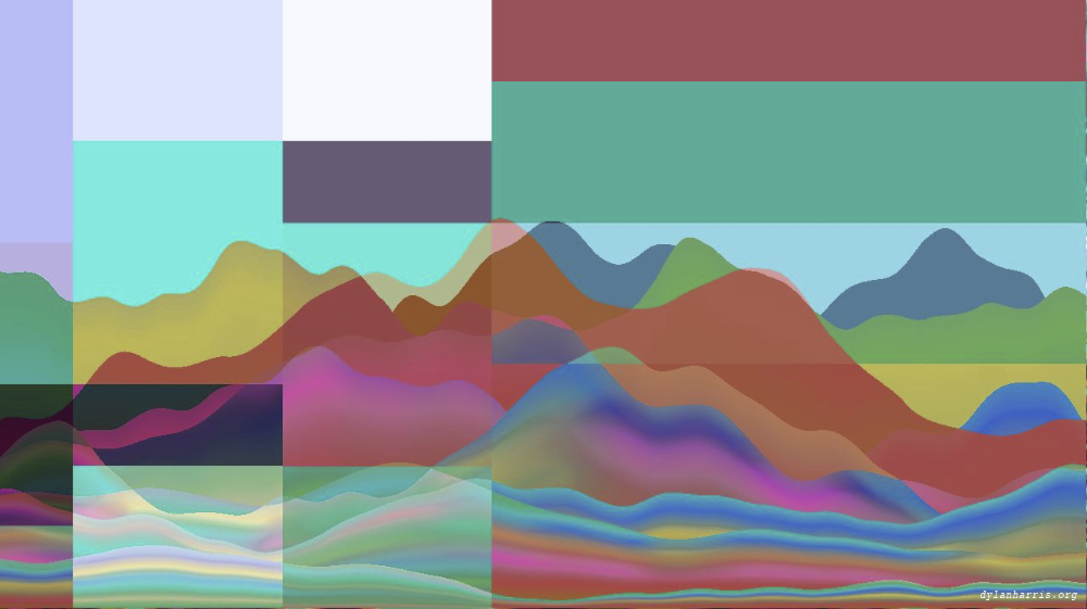 Image 'reflets &mdash; msg &mdash; abstract 1 vert mountains 1 4'.