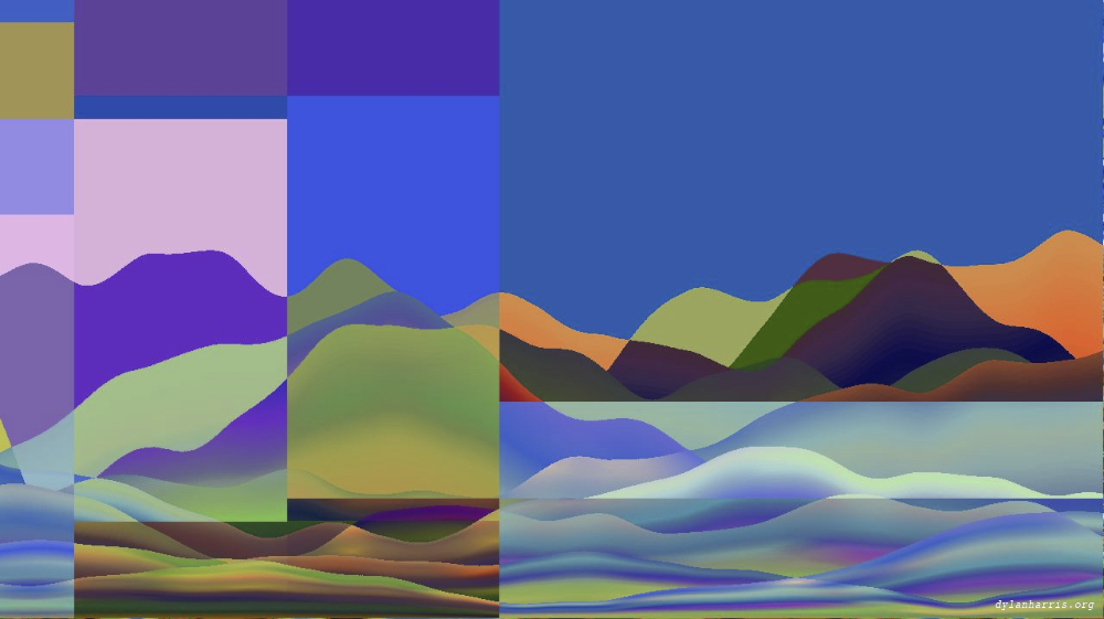 Image 'reflets &mdash; msg &mdash; abstract 1 vert mountains 1 5'.