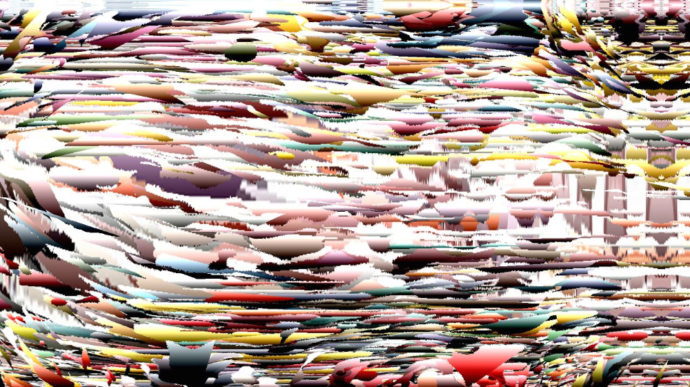 Image 'reflets &mdash; dualmode paint &mdash; default warp test 1 4'.