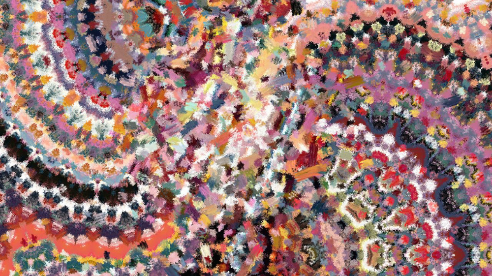 Image 'reflets &mdash; dualmode paint &mdash; default warp test 2 5'.