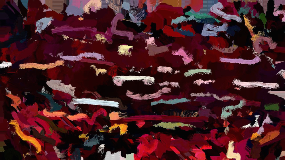 Image 'reflets &mdash; dualmode paint &mdash; default warp test 3 1'.
