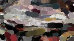 Seventh of 'reflets &mdash; paint synthesiser classic &mdash; 3.5 collection watercolour 1'.