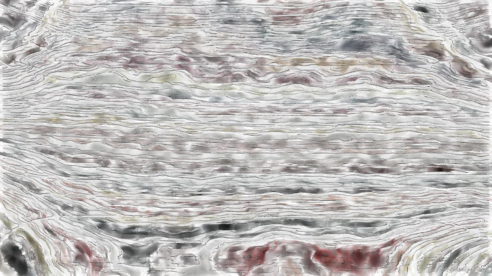 Image 'reflets &mdash; paint action sequence &mdash; watercolour styles 1 2'.