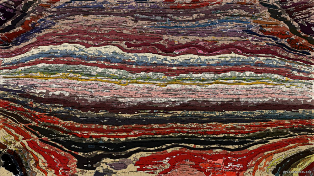 Image 'reflets &mdash; paint action sequence &mdash; watercolour styles 2 4'.