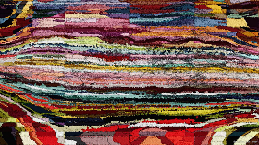 Image 'reflets &mdash; paint action sequence &mdash; watercolour styles 2 7'.