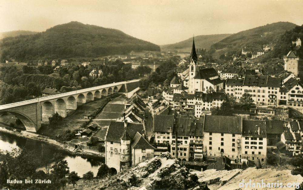 image: Postcard: Baden bei Z&uuml;rich