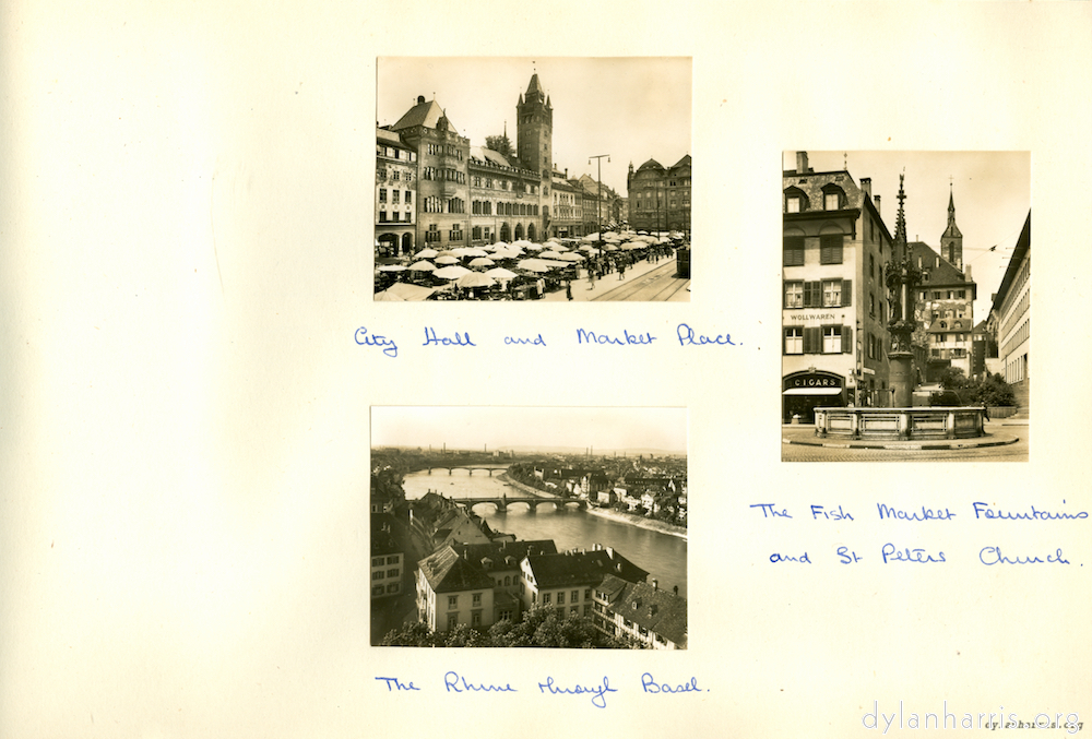 image: Postcards of Basel.