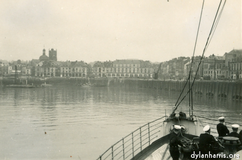 image: Dieppe Harbour from S.S. &ldquo;Worthing&rdquo;.