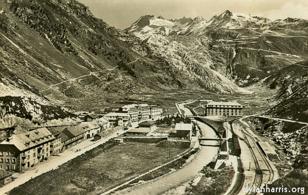 image: Postcard [[ Gletsch & the River Rhone ]]