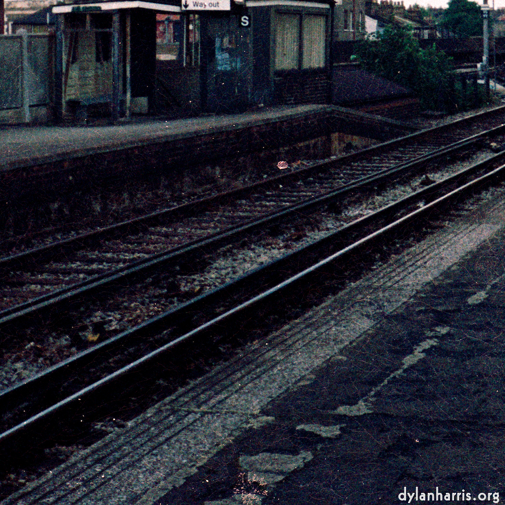 Clapham station, London, as was, from the mid 1980s.