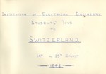 image: Image from the photoset &lsquo;IEE tour switzerland august 1948&rsquo;.