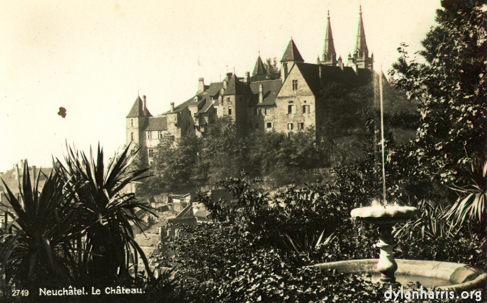 image: Postcard: 2749 Neuch&acirc;tel. Le Ch&acirc;teau. [[ The Castle. ]]