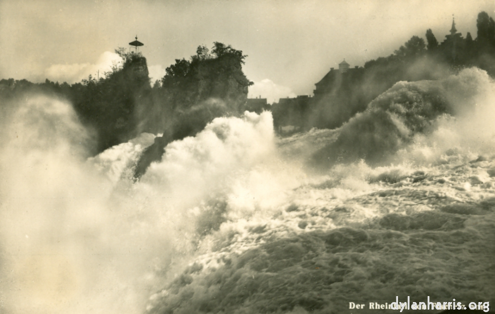 image: Postcard: Der Rheinfall von Fischetz aus