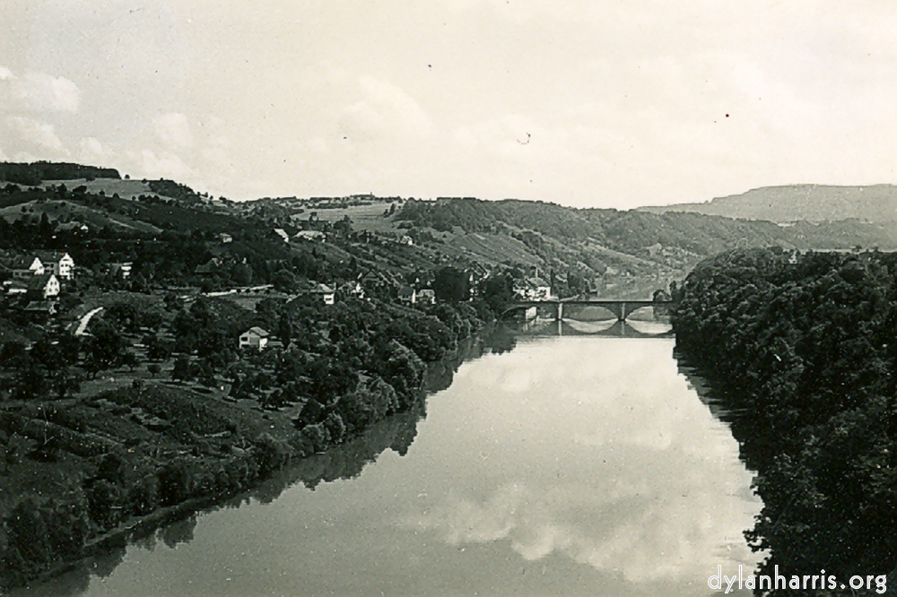 image: Rhine from Railbridge looking East.