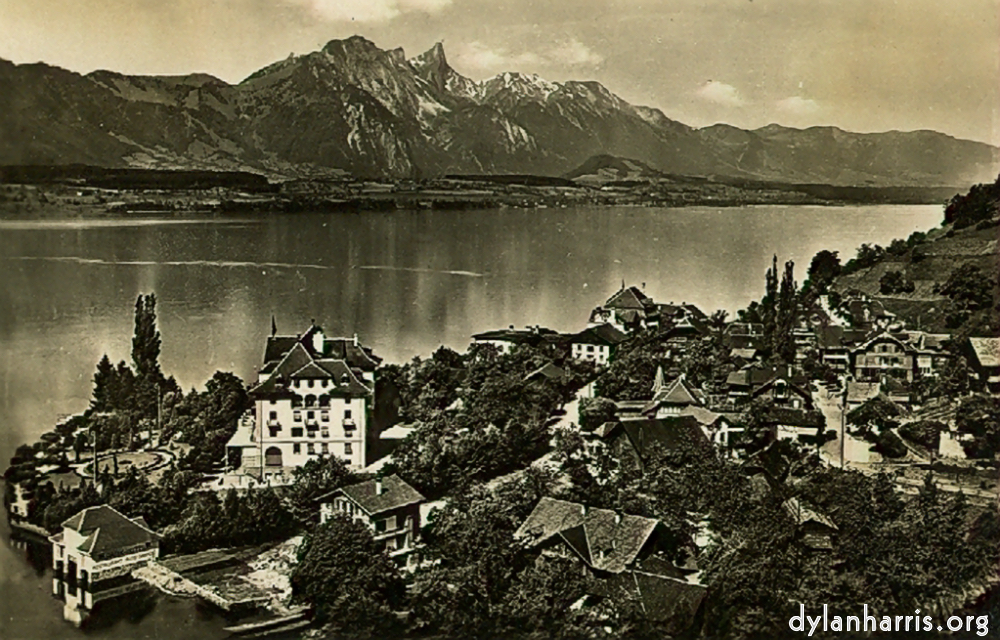 image: Postcard [[ Gunten with Stockhoenkette. ]]