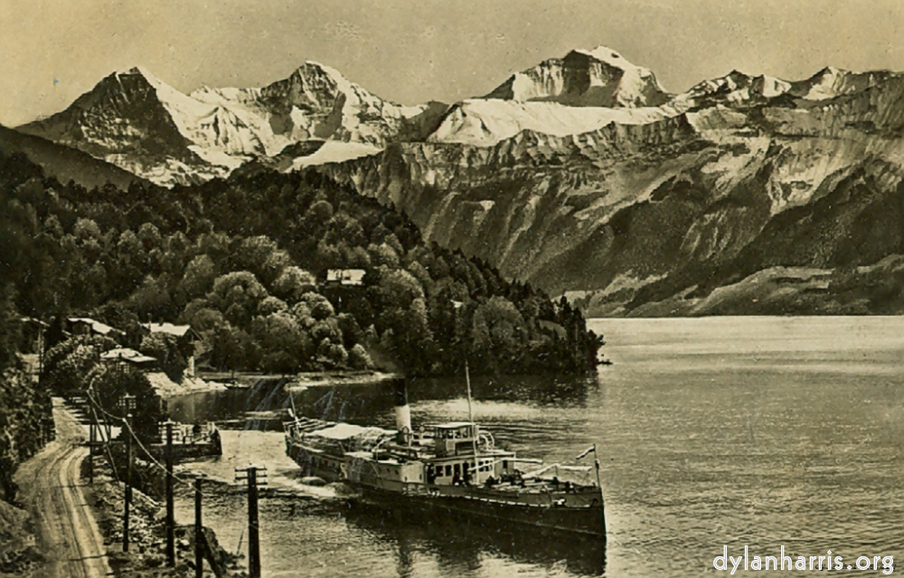 image: Postcard [[ Beatenbucht with Eiger, M&euml; & Jungfrau. ]]