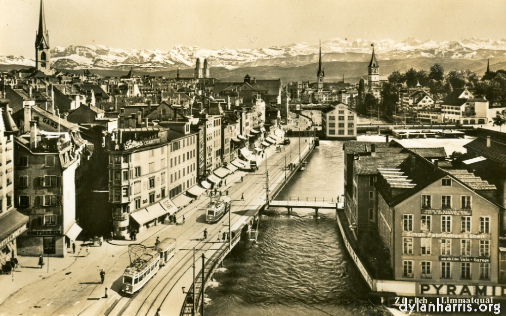 Image: Z&uuml;rich. Limmatquai [[ The Lummatquai ]]