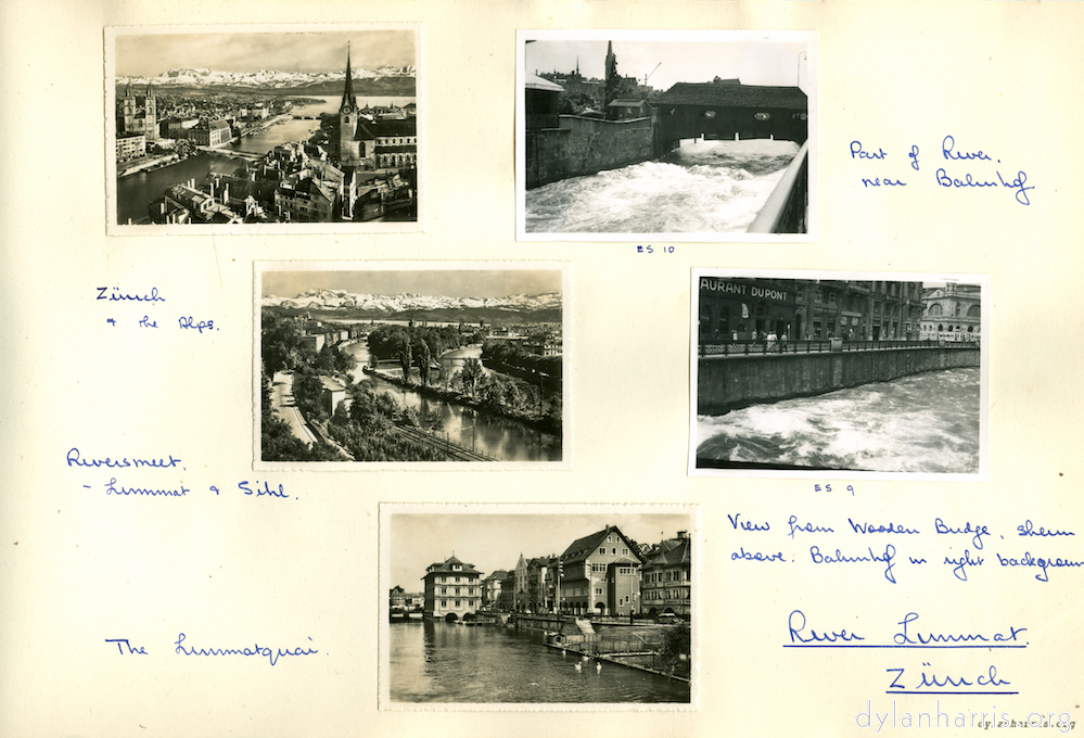 Image: River Lummat. Z&uuml;rich.