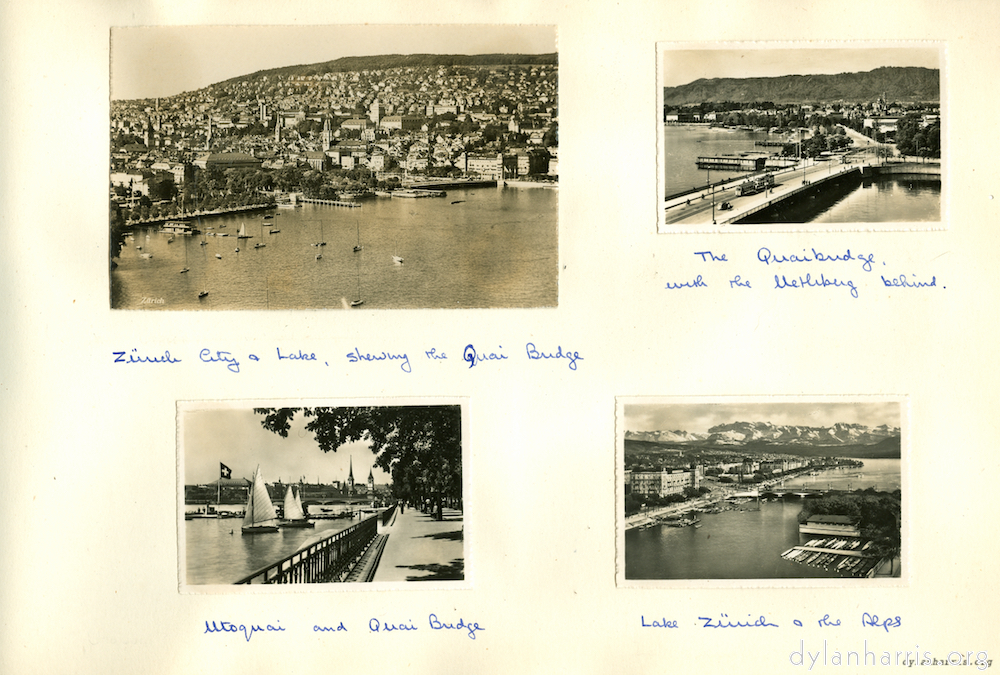 Image: Z&uuml;rich City & Lake.