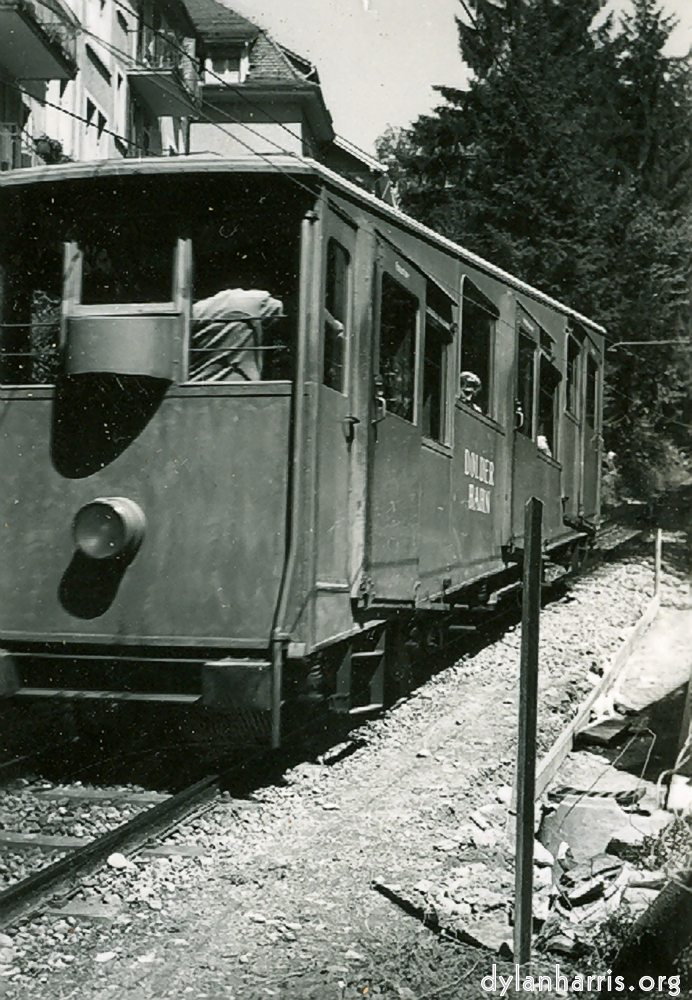 Image: One of the Furniculais - the Dolderbahn.