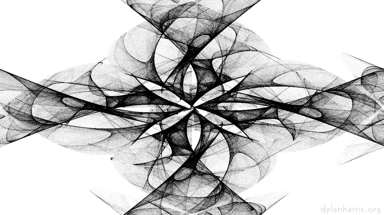 image: attractors bw :: flower