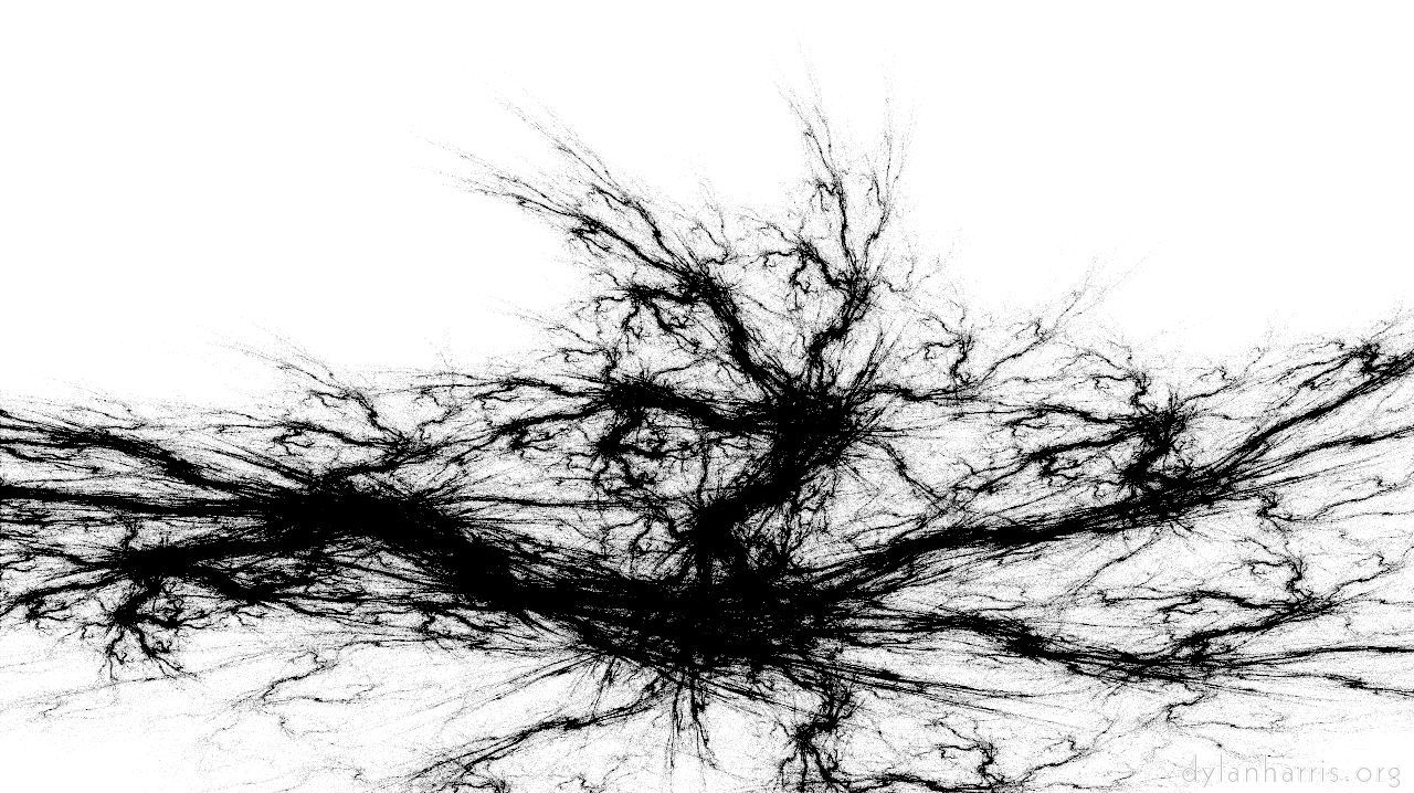 image: bw attractor :: ifs3