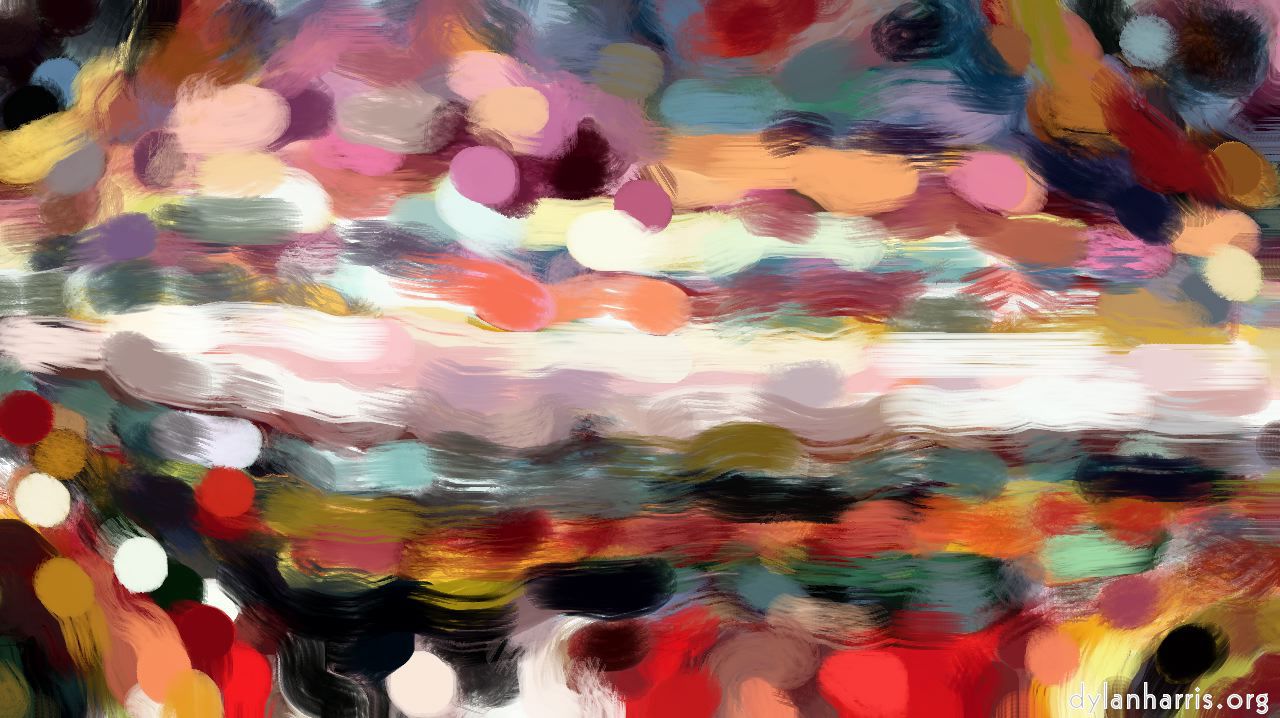 Image: wet media acrylic :: cdacrylicsimplebristlehighkey