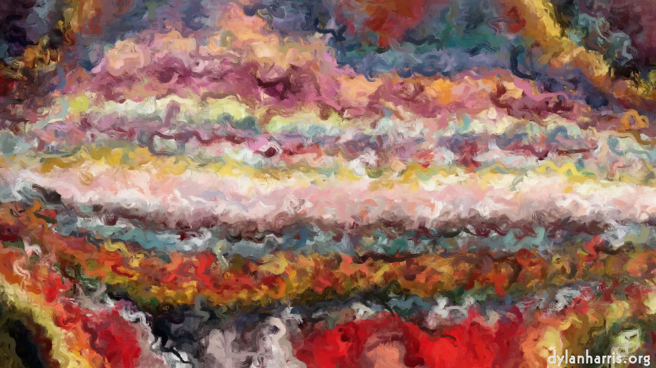 Image: wet media acrylic :: cdacrylicsimplebristlerough