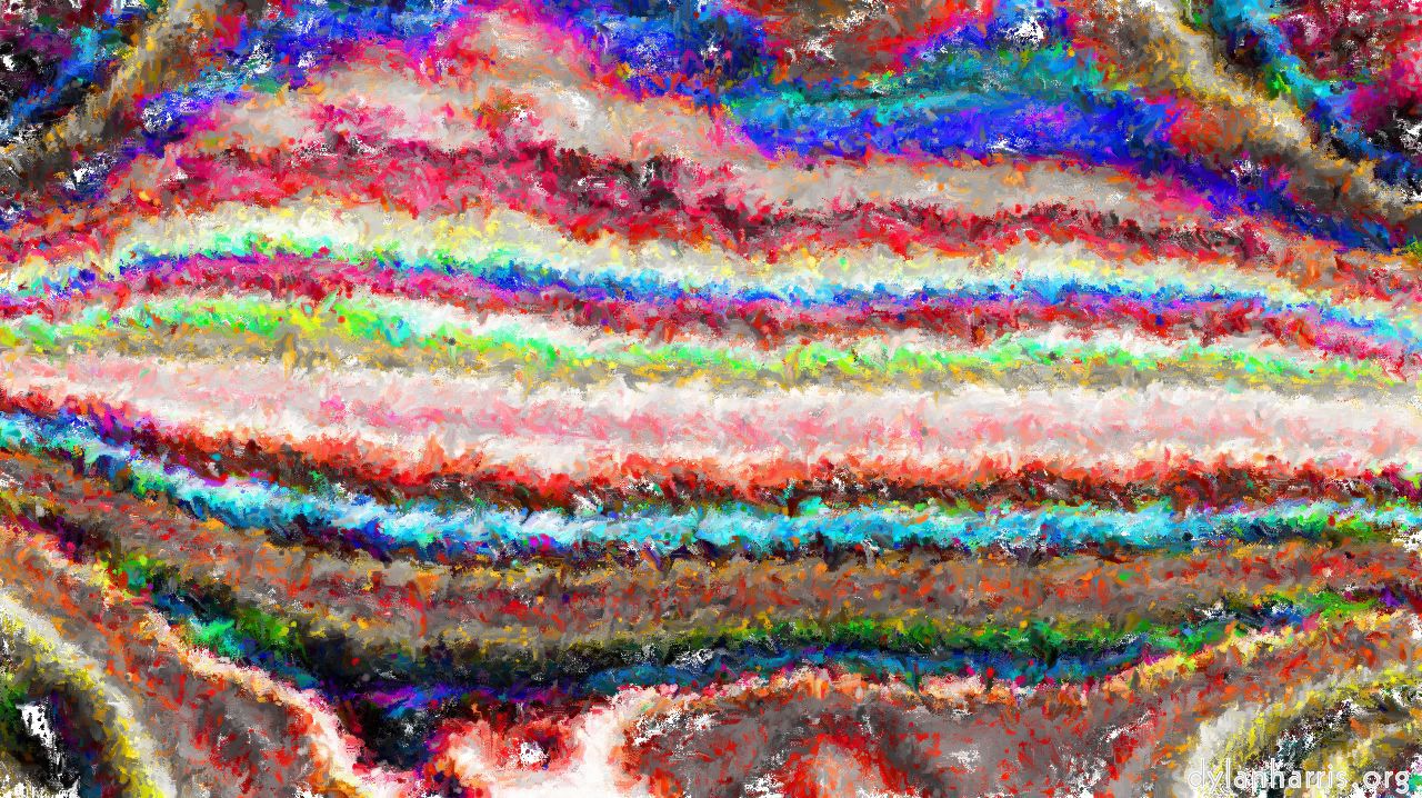 image: wet complex coloured paint :: saturationglobs