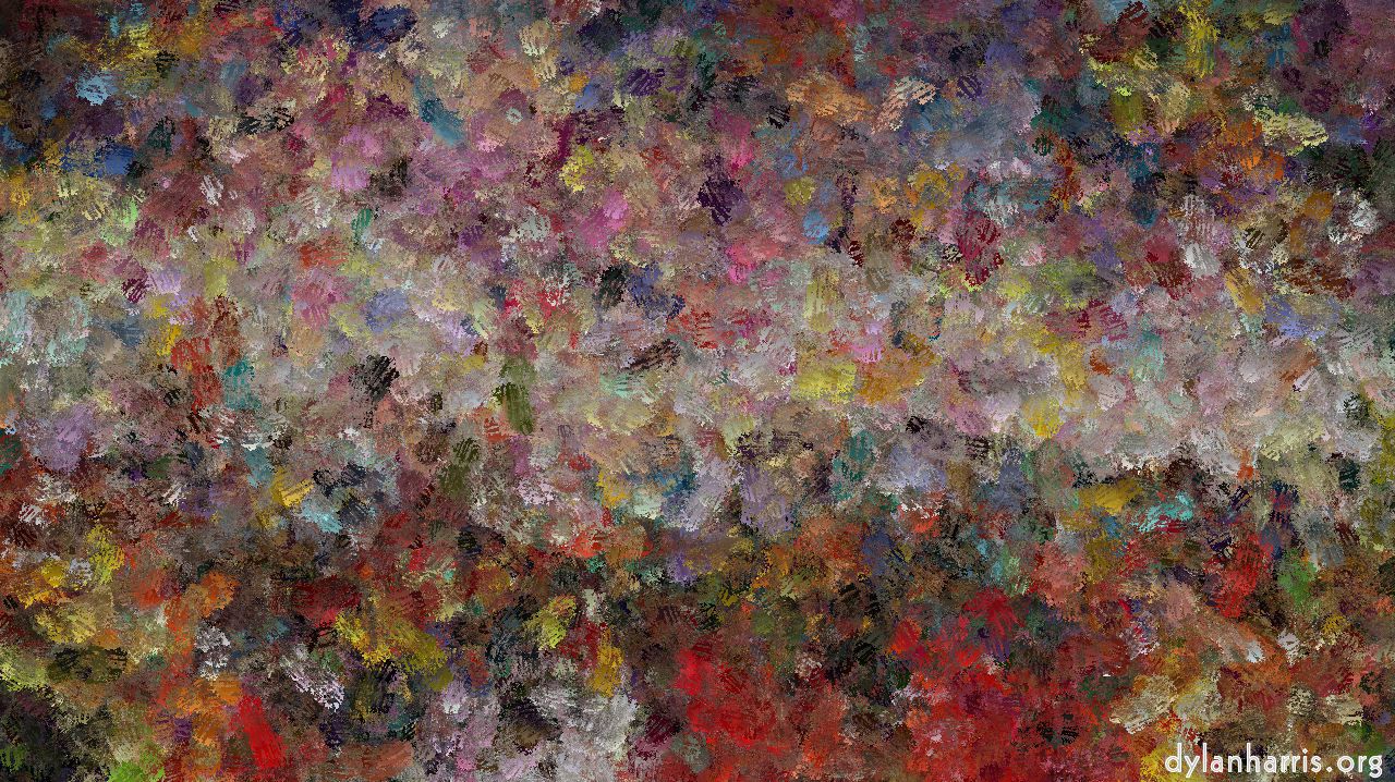 Image: wet complex coloured paint :: scratchy